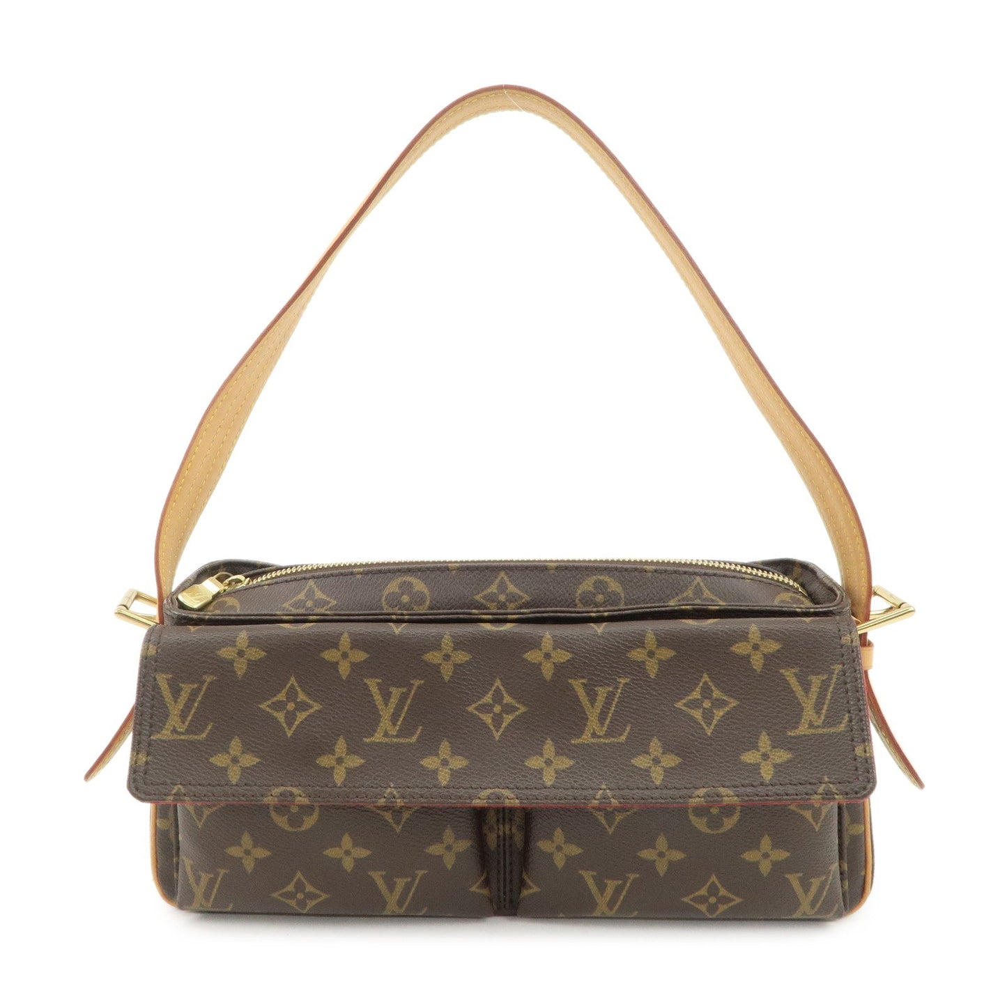 Louis Vuitton Monogram Viva Cite Shoulder Bag Hand Bag Brown M51164