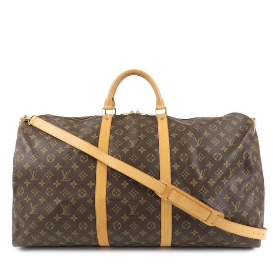 Louis Vuitton Monogram Keep All Bandouliere 60 Boston Bag M41412