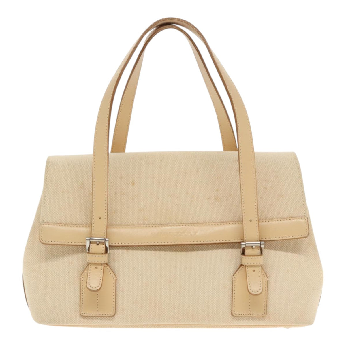 Burberry Nova Check Beige Canvas Handbag ( )