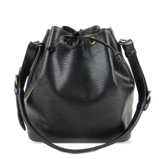 Louis Vuitton Epi Leather Petit Noe Shoulder Bag Noir Black M59012