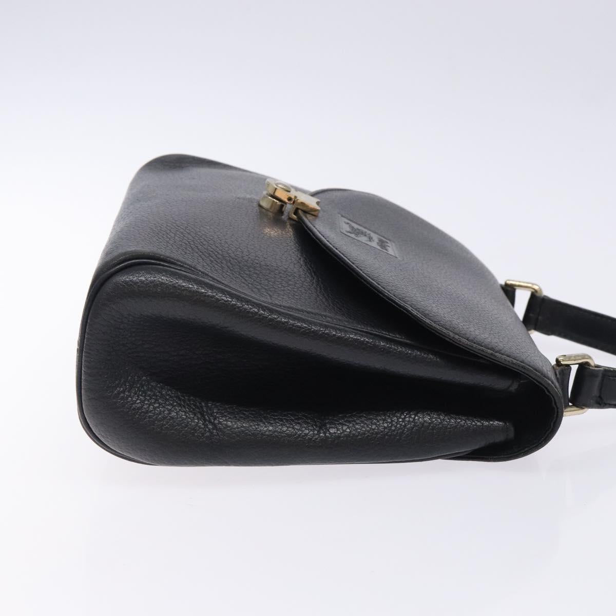 Burberry Triple Loving Heart Black Leather Handbag ( )