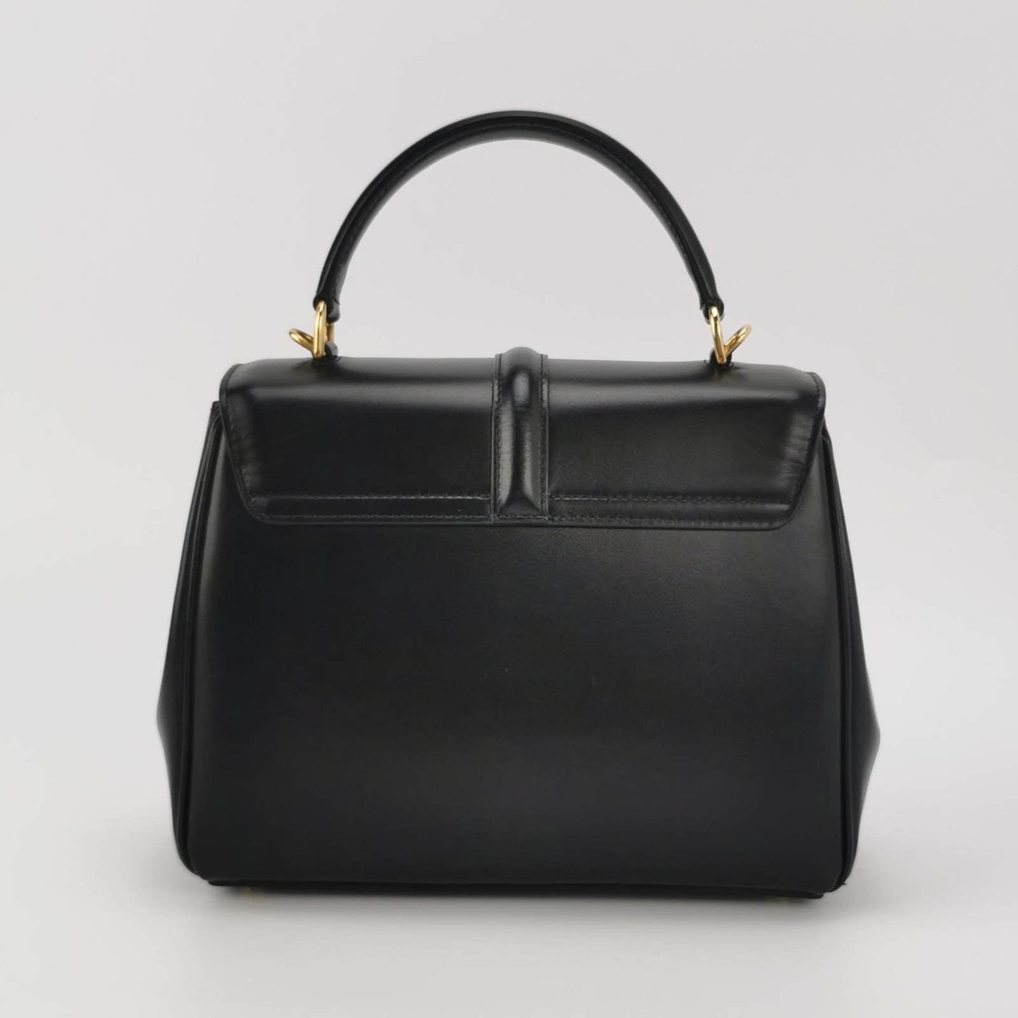 Celine 16 Bag Small Black Smooth Calfskin Leather