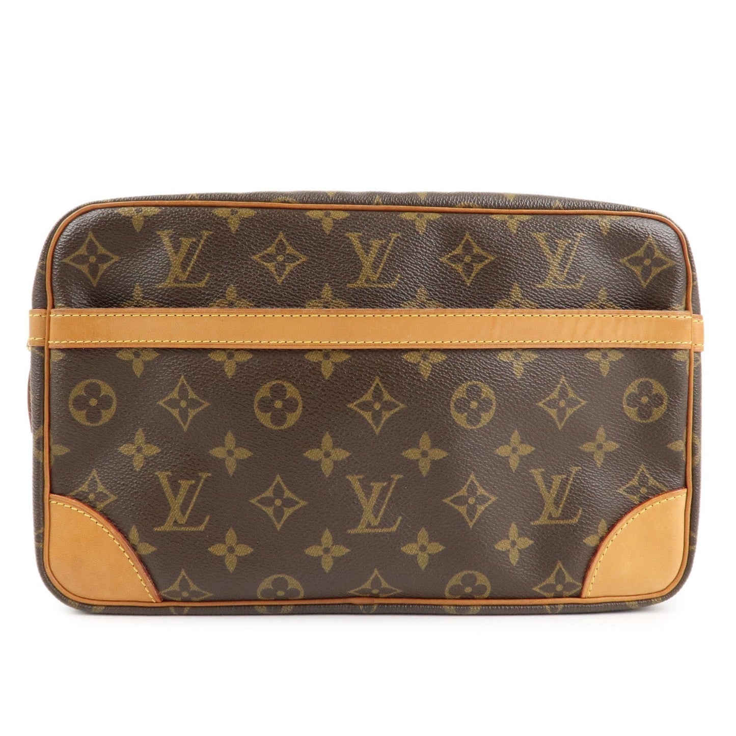 Louis Vuitton Monogram Compiegne 28 Pouch Clutch Bag M51845