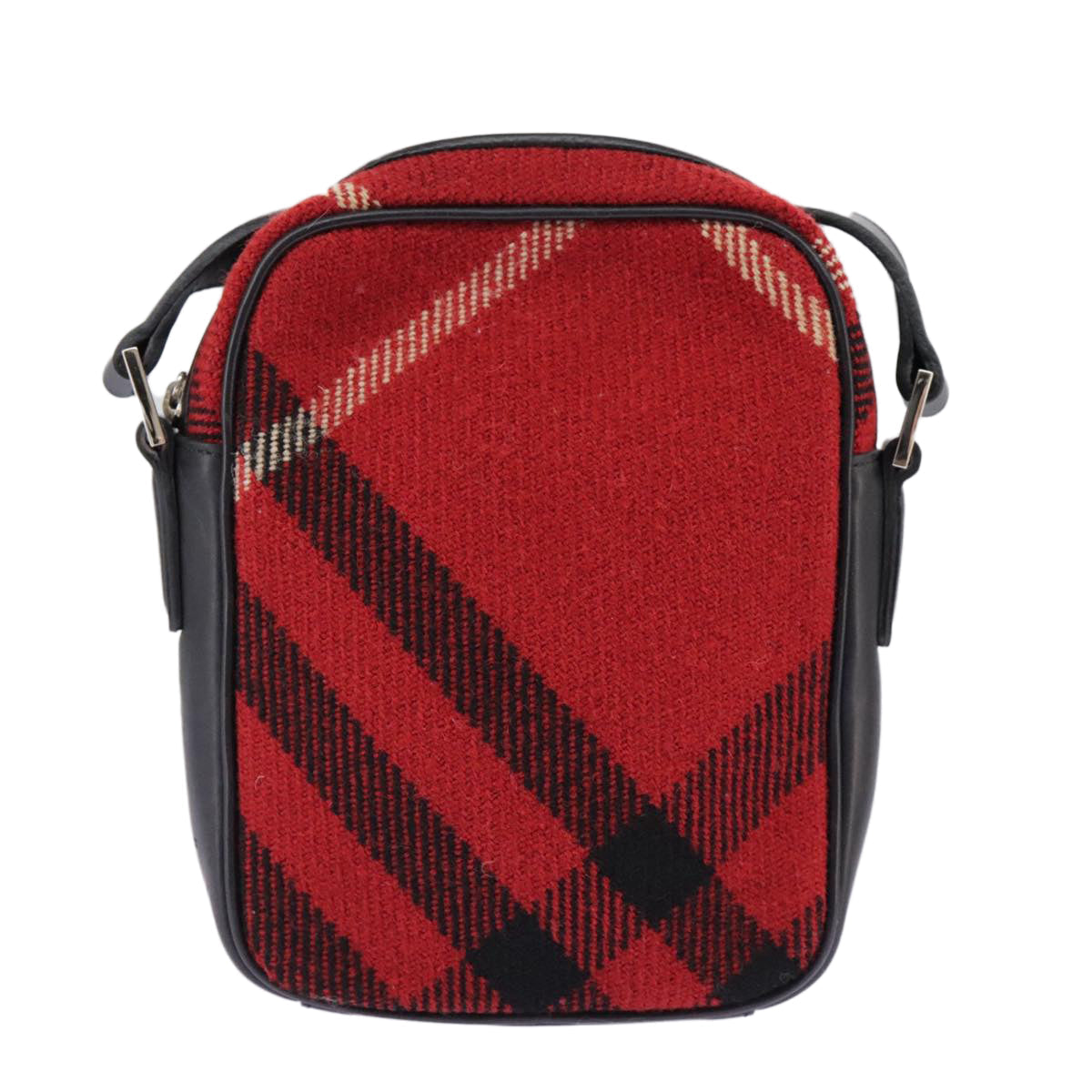 Burberry Red Wool Shoulder Bag ( )