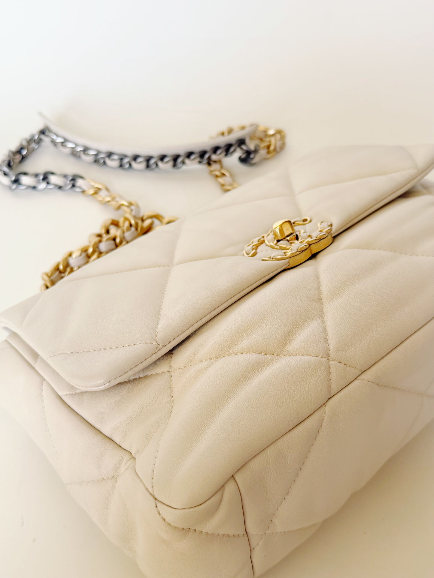 Chanel Lambskin Quilted Chanel 19 Flap