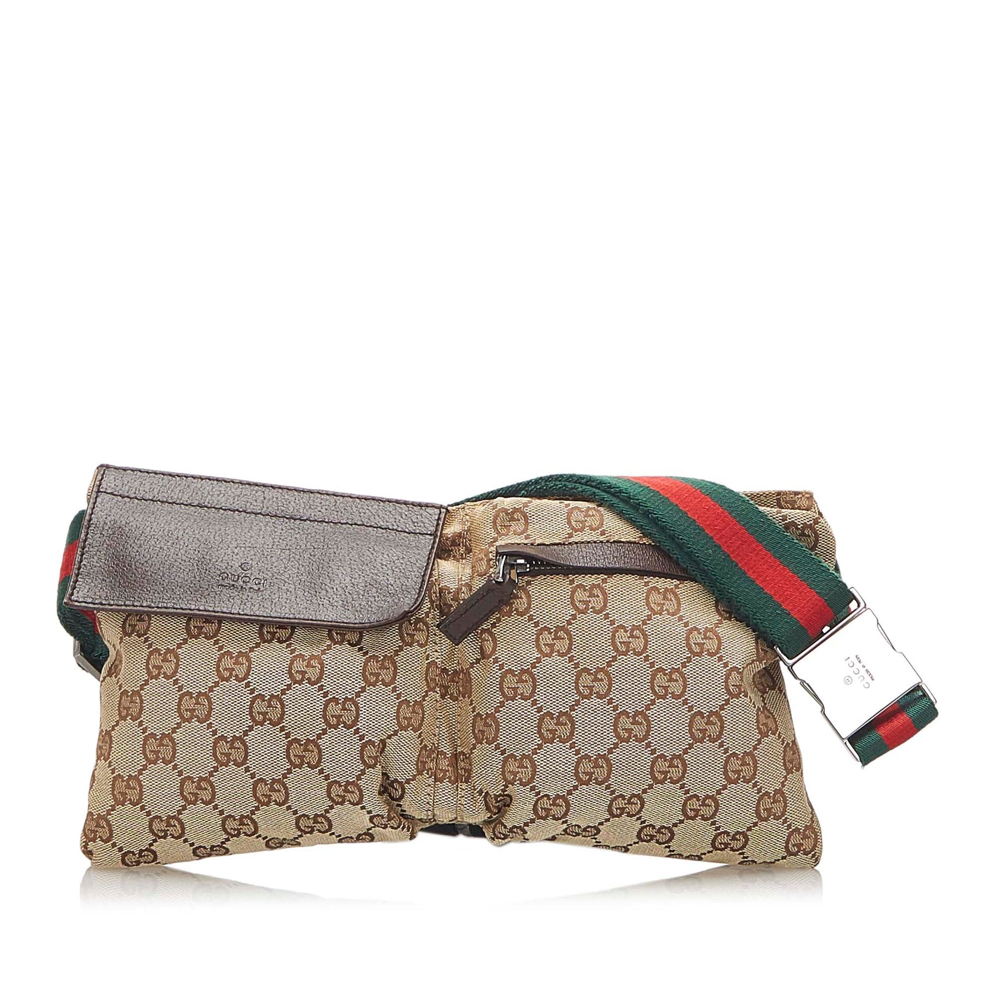 Gucci Canvas Shoulder Bag
