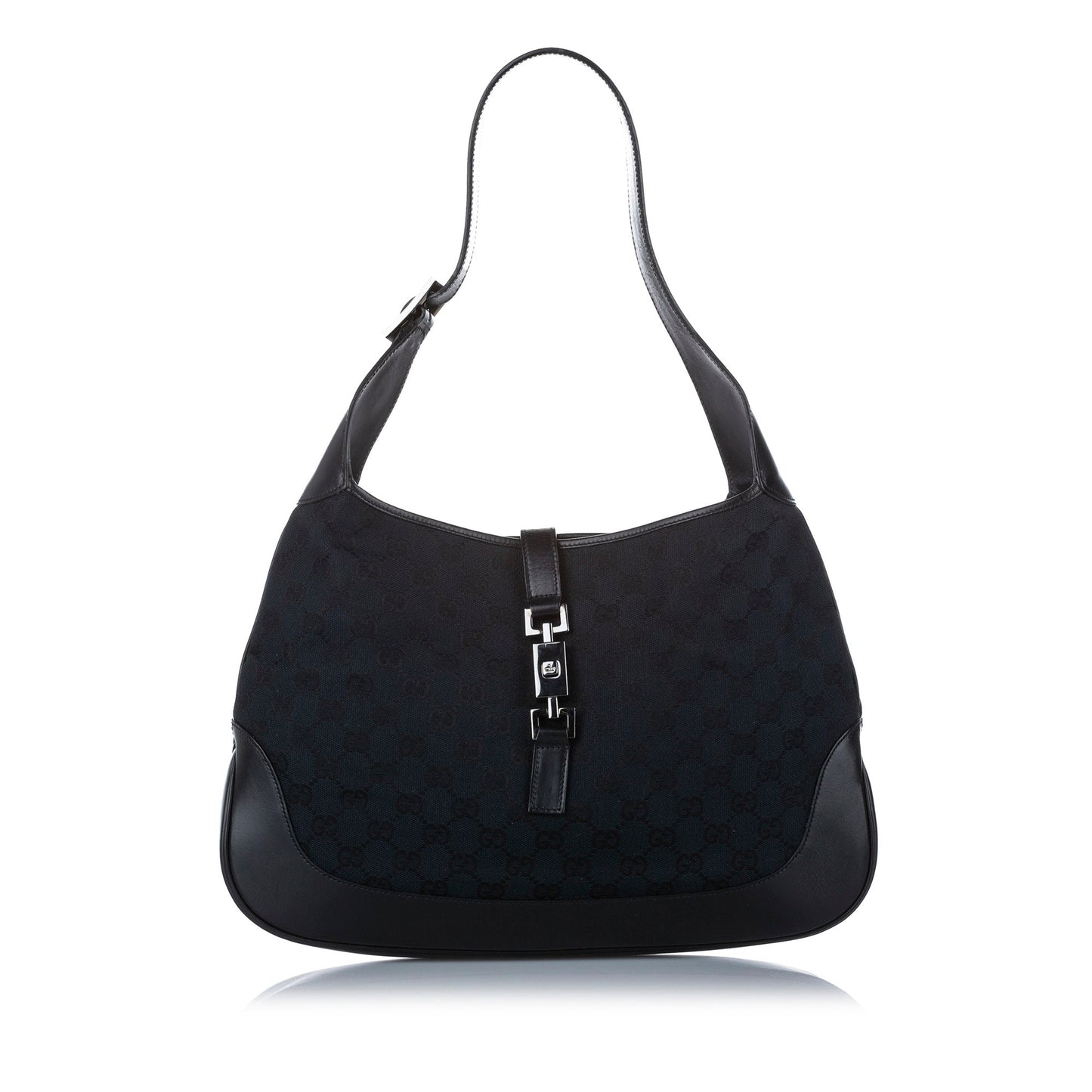 Gucci Leather Canvas Shoulder Bag