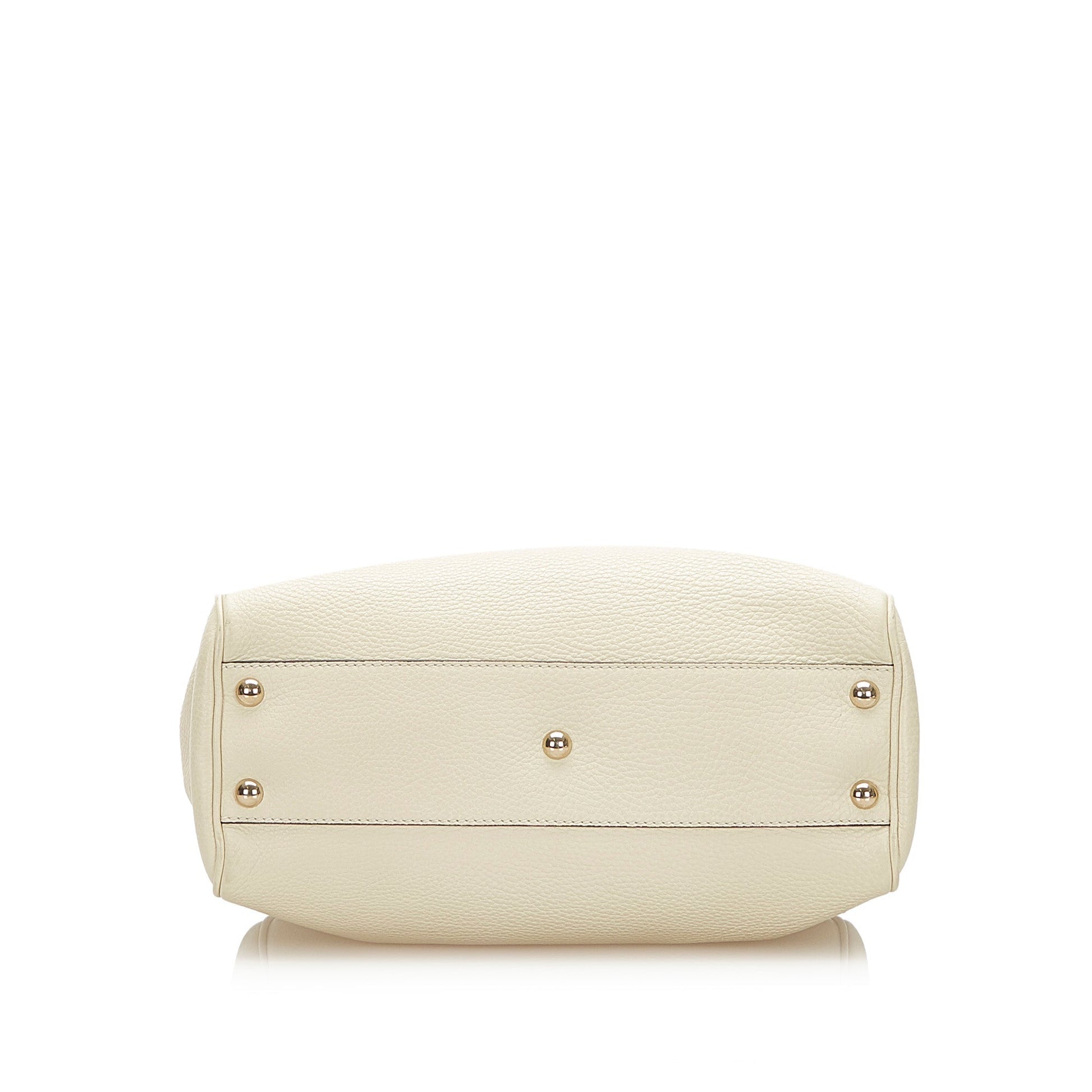 Gucci Leather Top Handle Tote