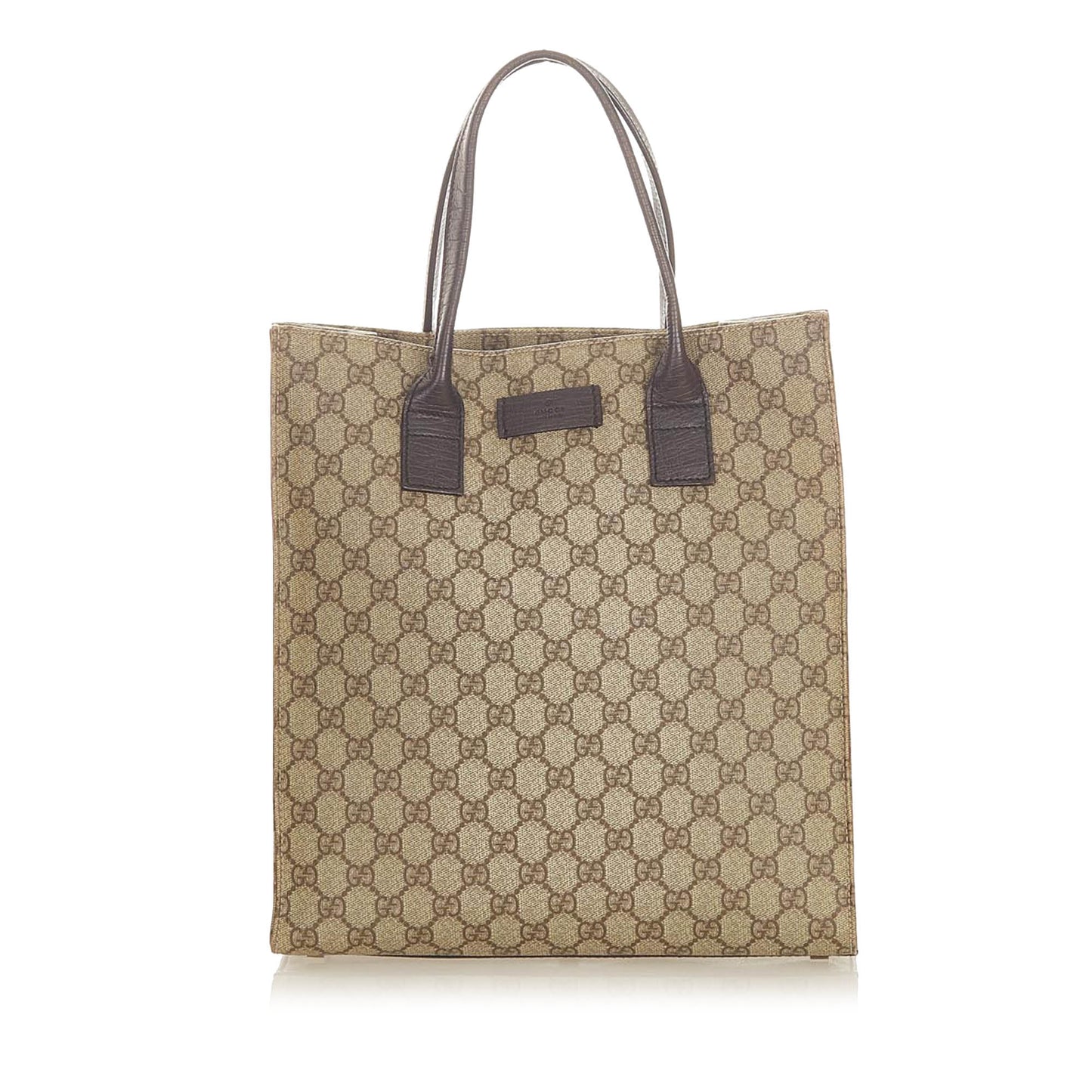Gucci Leather Canvas Tote