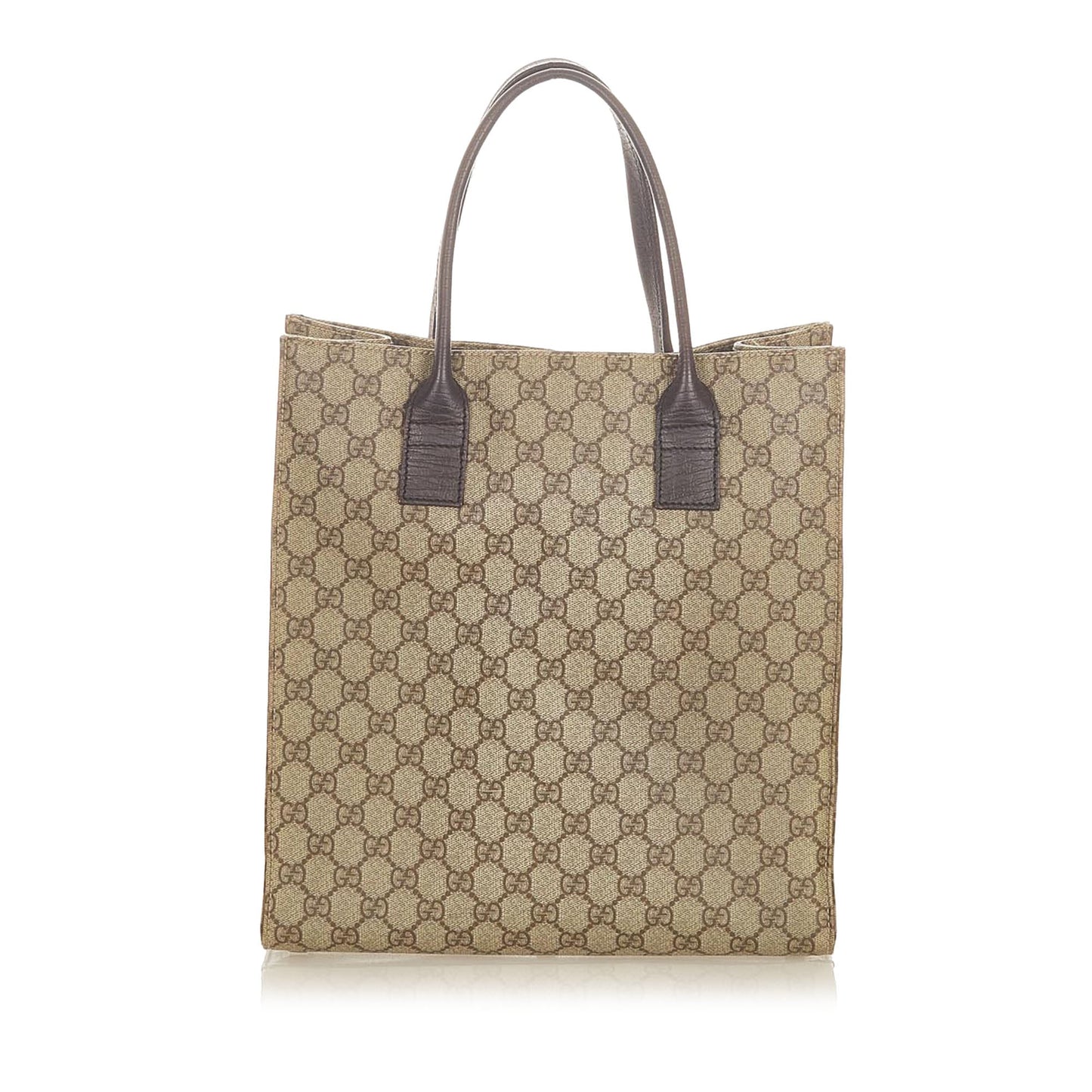 Gucci Leather Canvas Tote