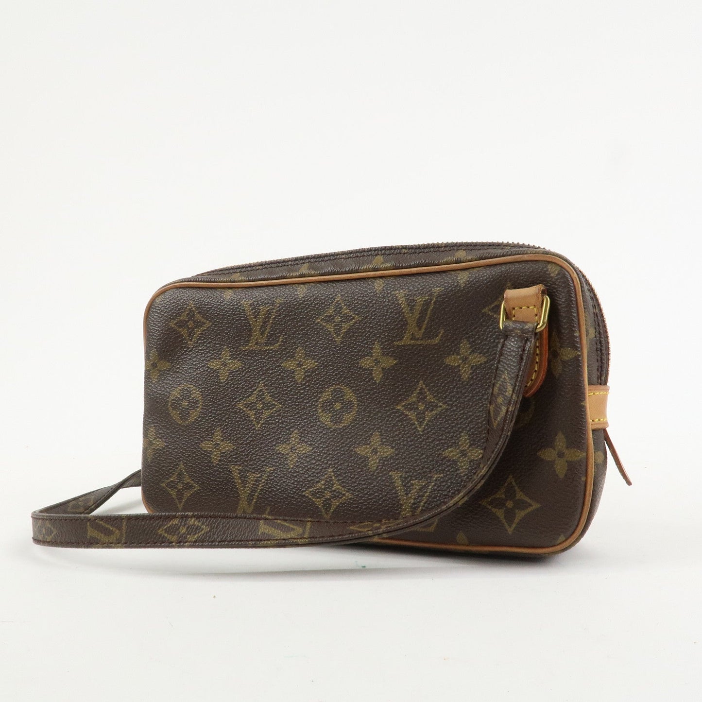 Louis Vuitton Monogram Pochette Marly Bandouliere Bag Brown M51828