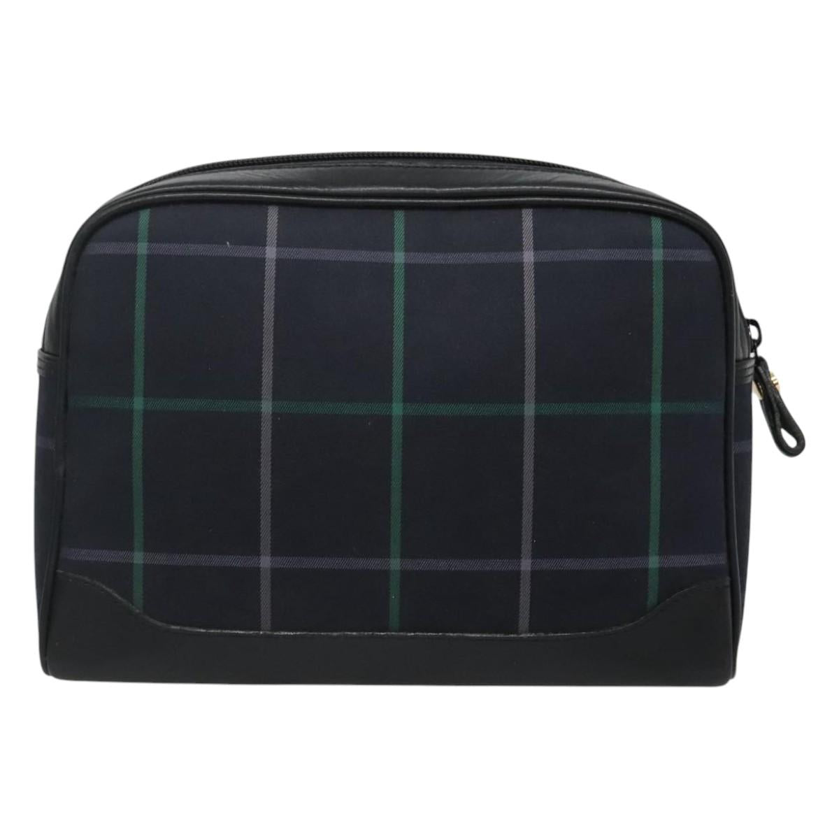 Burberry Navy Canvas Clutch Bag ( )