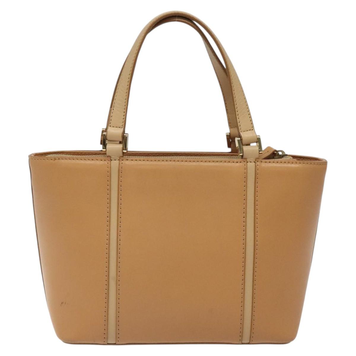 Burberry Beige Leather Handbag ( )