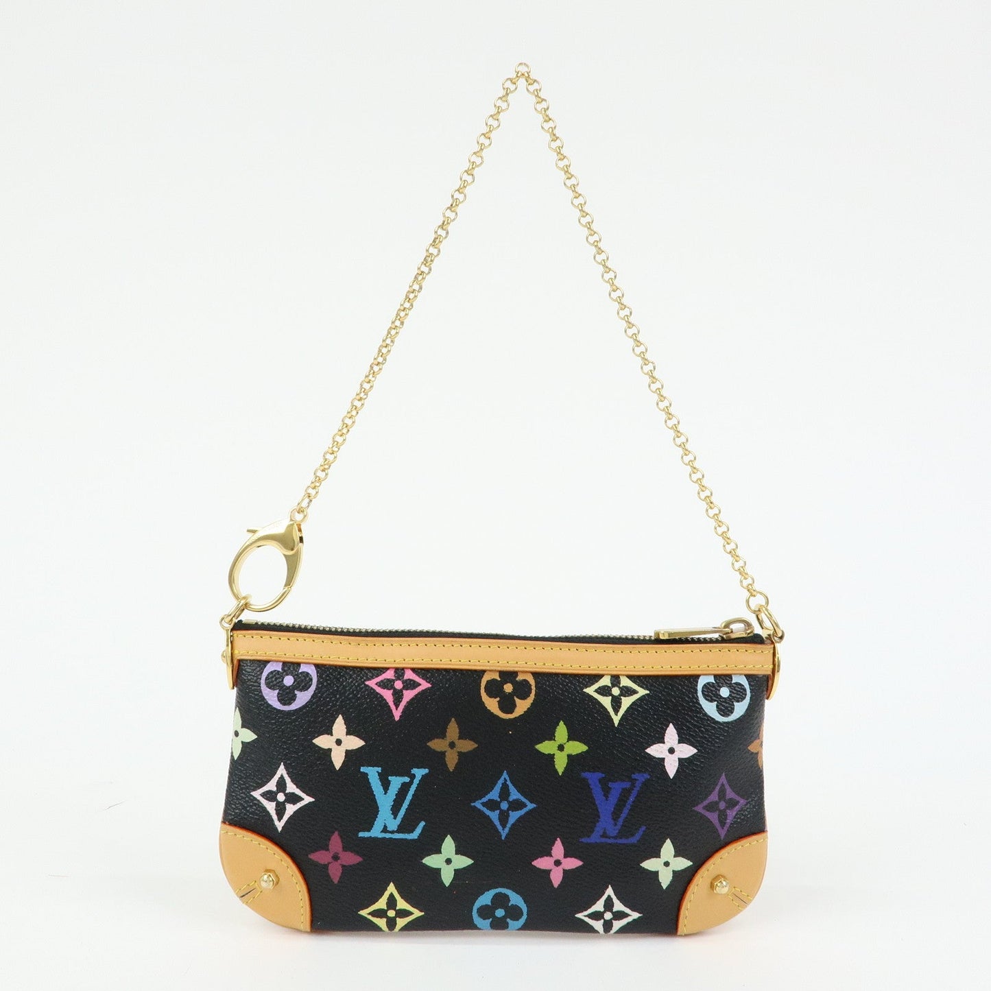 Louis Vuitton Monogram Multi Color Pochette Milla MM Noir M60097