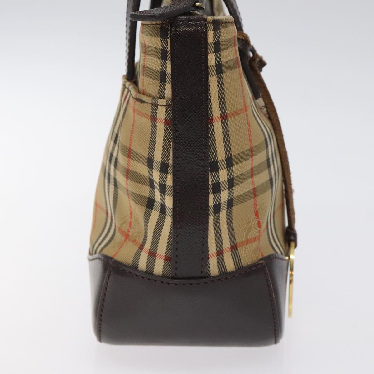 Burberry Nova Check Beige Canvas Handbag ( )