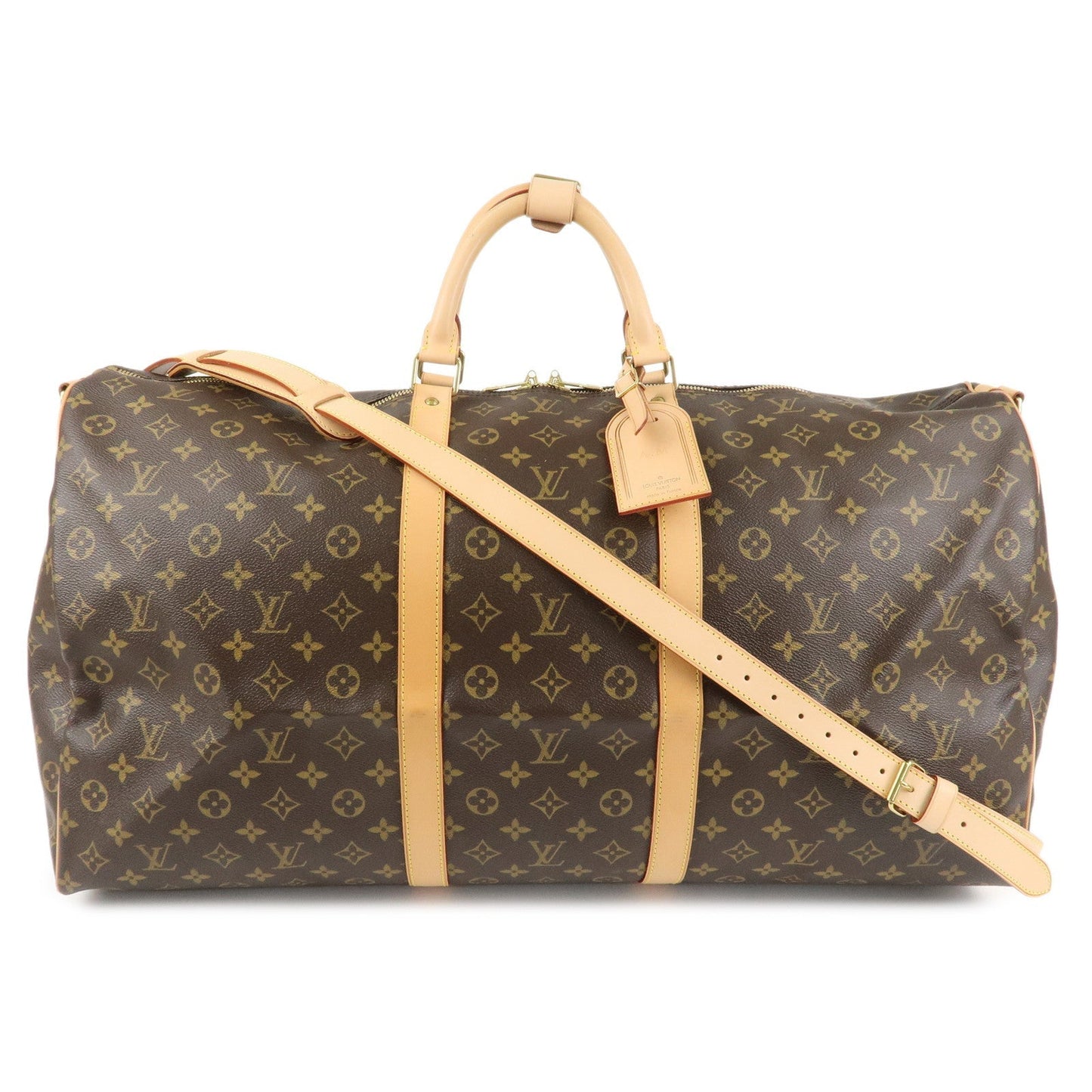 Louis Vuitton Monogram Keep All Bandouliere 60 Boston Bag M41412