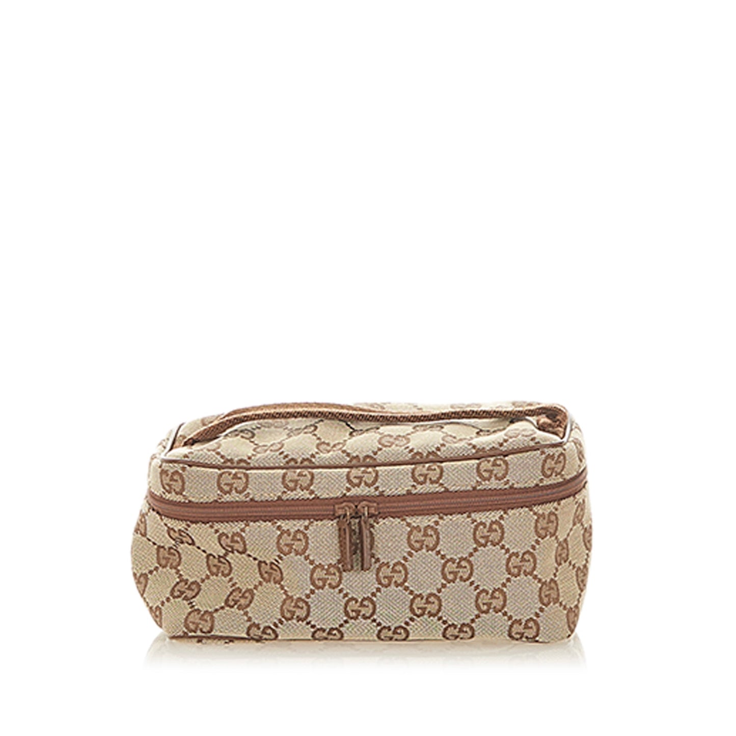 Gucci Canvas Top Handle Shoulder Bag