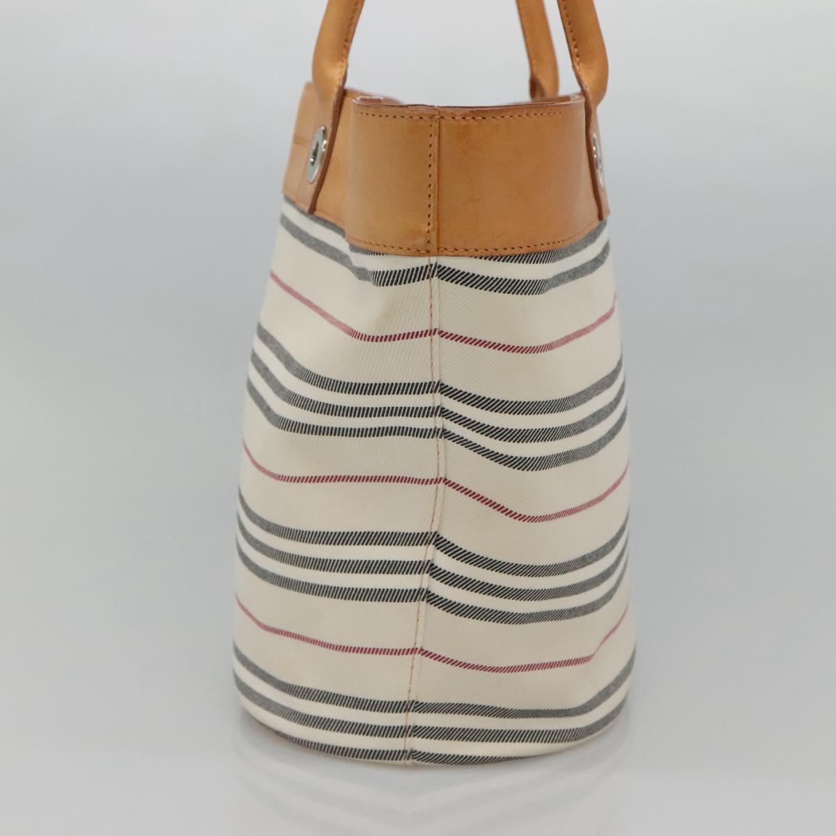 Burberry White Canvas Shoulder Bag ( )