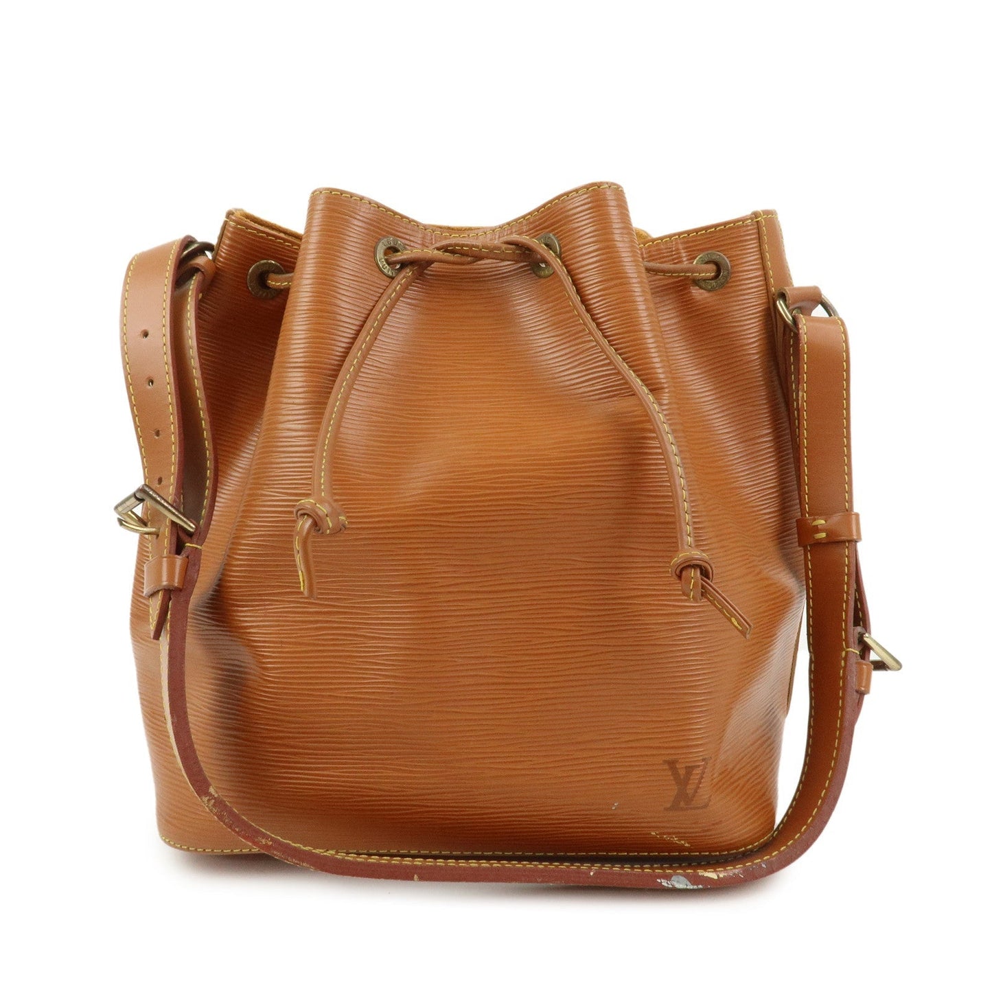 Louis Vuitton Epi Leather Petit Noe Shoulder Bag Zipang Gold M44108