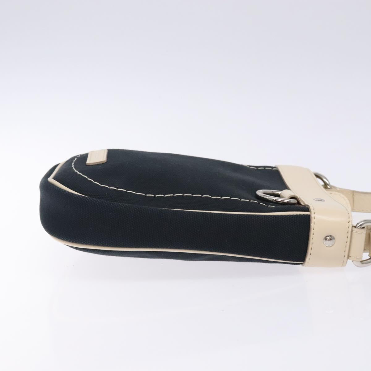 Burberry Nova Check Navy Canvas Shoulder Bag ( )
