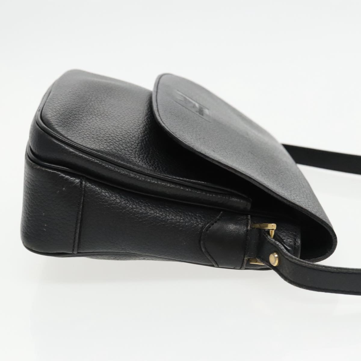 Burberry Black Leather Shoulder Bag ( )