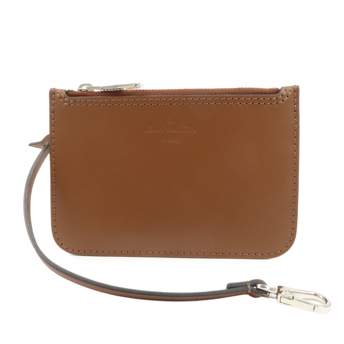 Louis Vuitton Mahina Leather Pouch for Hina PM Brown