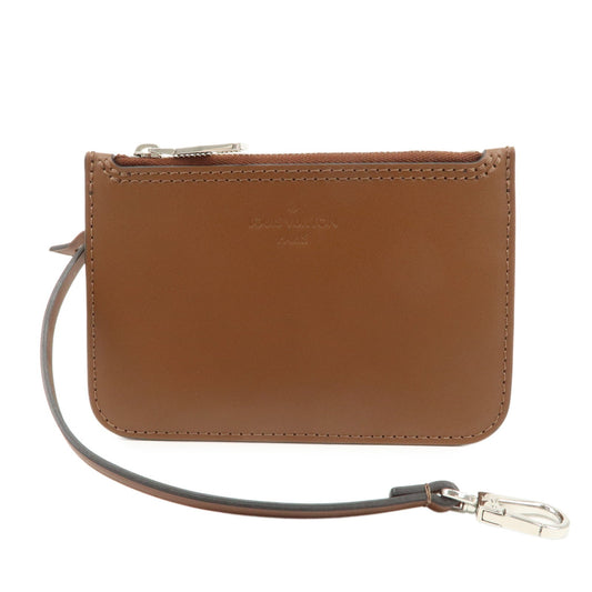 Louis Vuitton Mahina Leather Pouch for Hina PM Brown