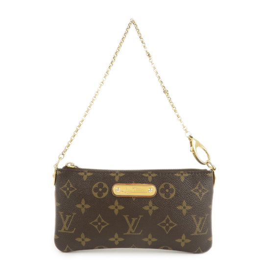 Louis Vuitton Monogram Pochette Milla MM Chain Hand Bag M60094
