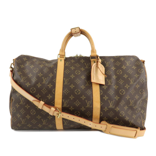 Louis Vuitton Monogram Keep All 50 Bandouliere Boston Bag M41416