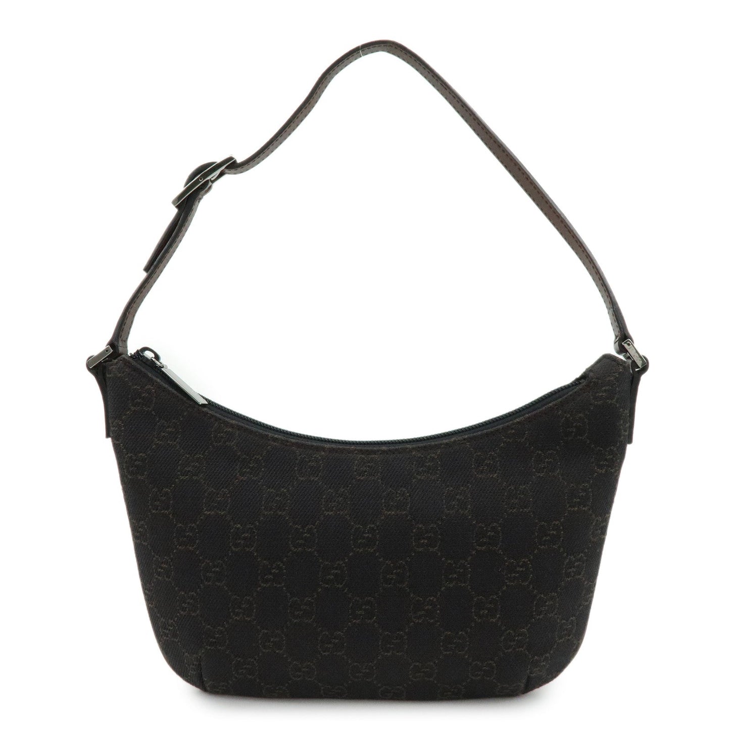 GUCCI GG Monogram Canvas Leather Hand Bag Shoulder Bag Brown 32160