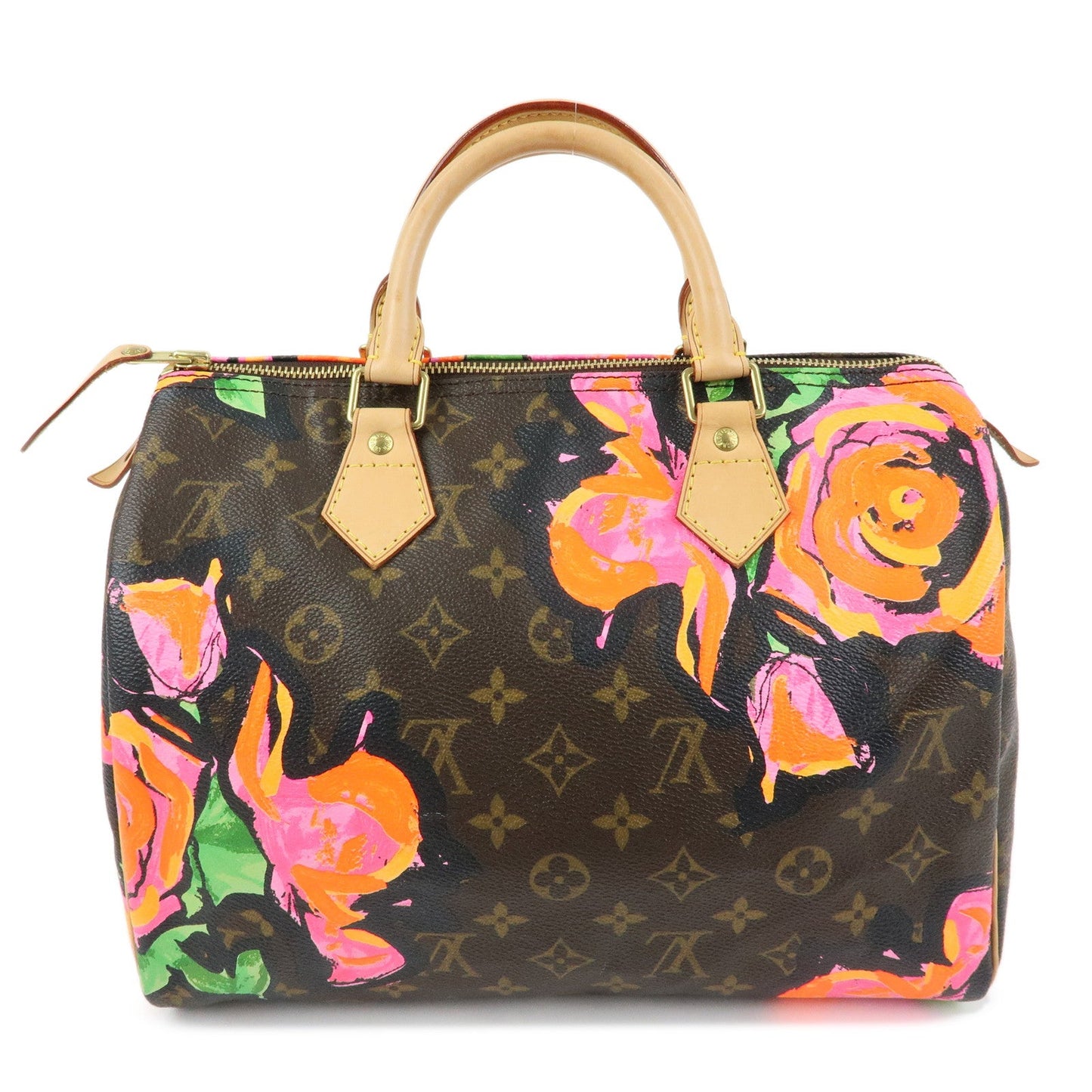 Louis Vuitton Monogram Rose Canvas Speedy 30 Boston Bag M48610