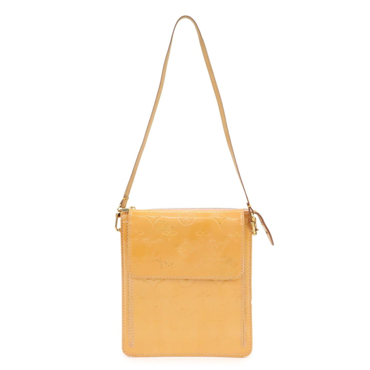 Louis Vuitton Monogram Vernis Leather Motto Shoulder Bag M91034