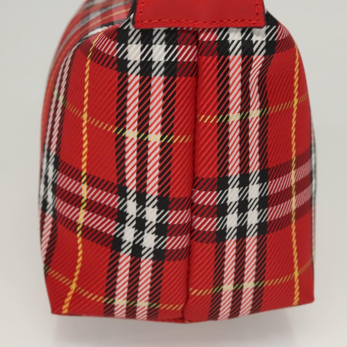 Burberry Nova Check Red Nylon Clutch Bag ( )