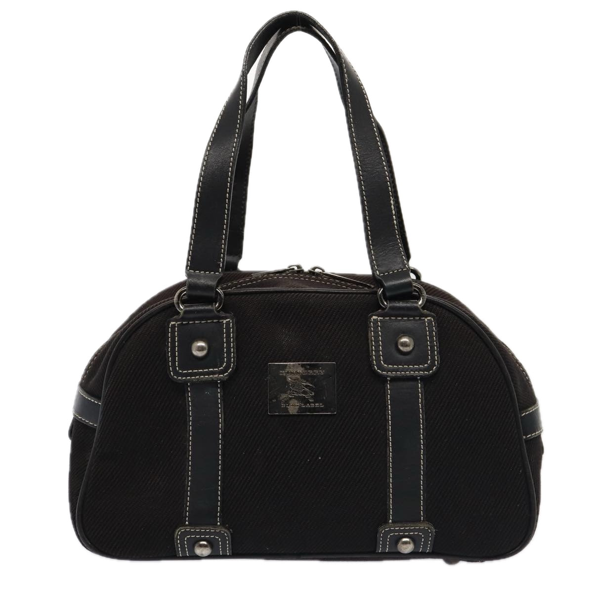 Burberry Black Canvas Handbag ( )
