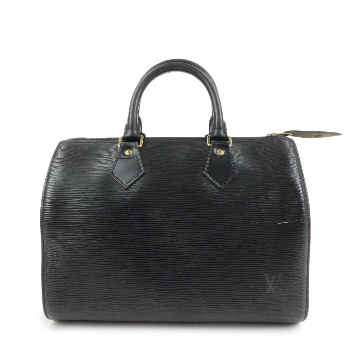 Louis Vuitton Epi Leather Speedy 25 Hand Bag Boston Bag Noir M59032