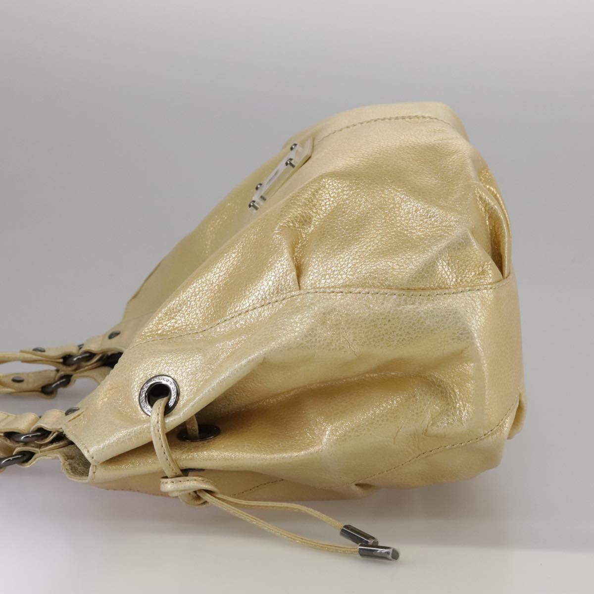Burberry Blue Label Gold Leather Handbag ( )