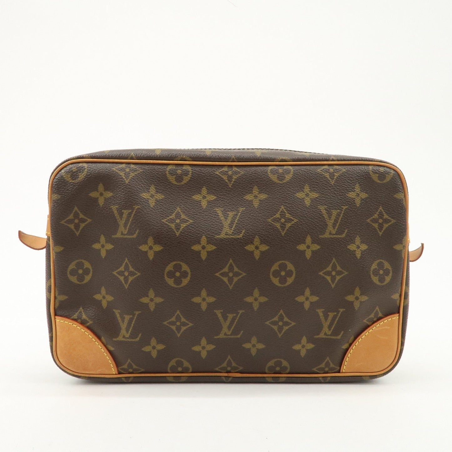 Louis Vuitton Monogram Compiegne 28 Pouch Clutch Bag Brown M51845