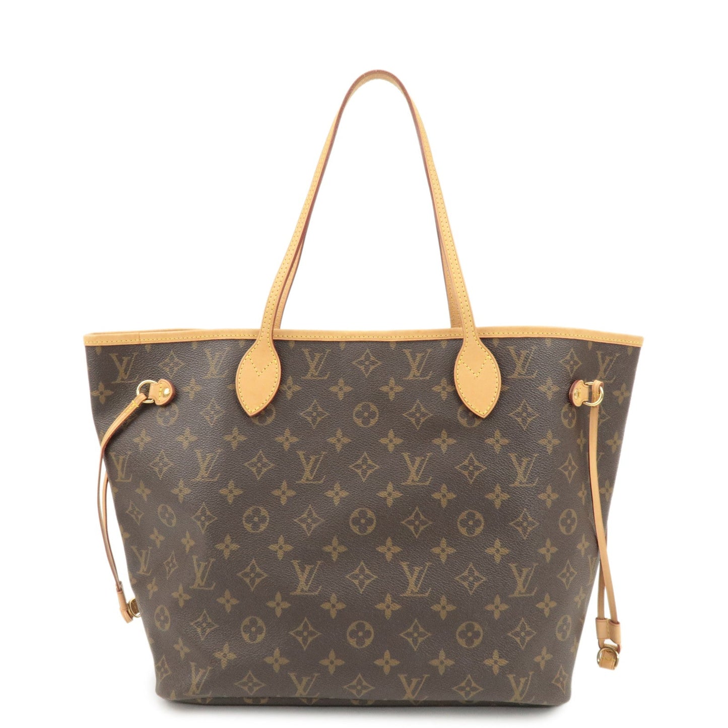 Louis Vuitton Monogram Neverfull MM Tote Bag Brown M40156