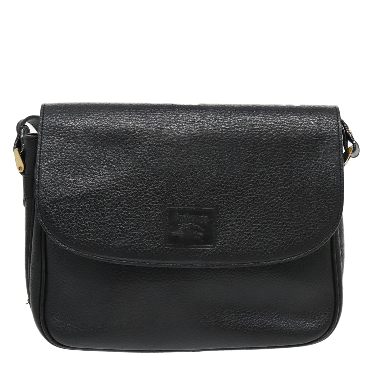 Burberry Black Leather Shoulder Bag ( )