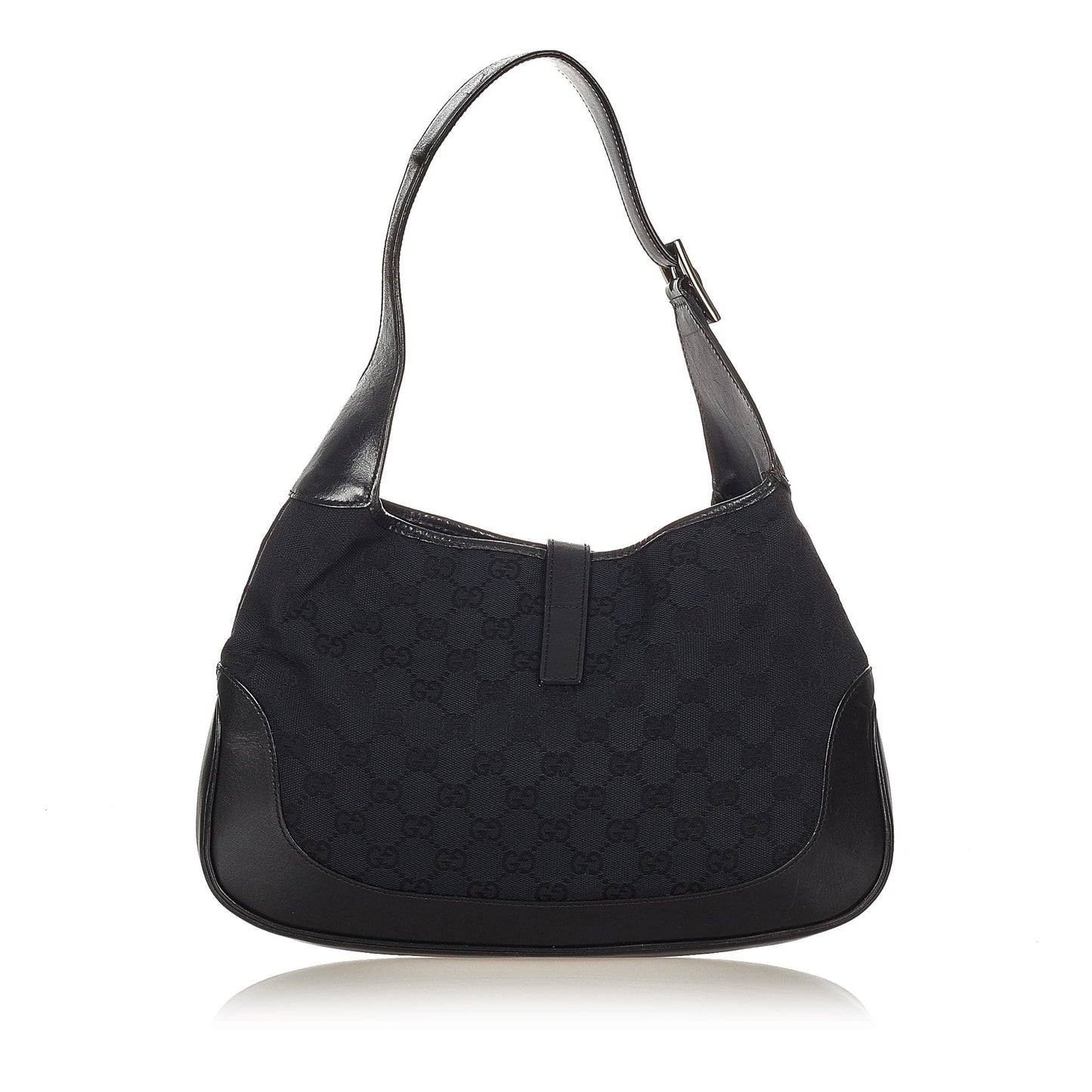 Gucci Leather Canvas Shoulder Bag