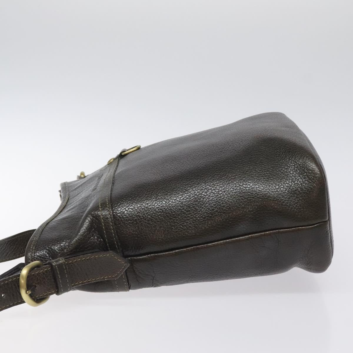 Burberry Brown Leather Shoulder Bag ( )
