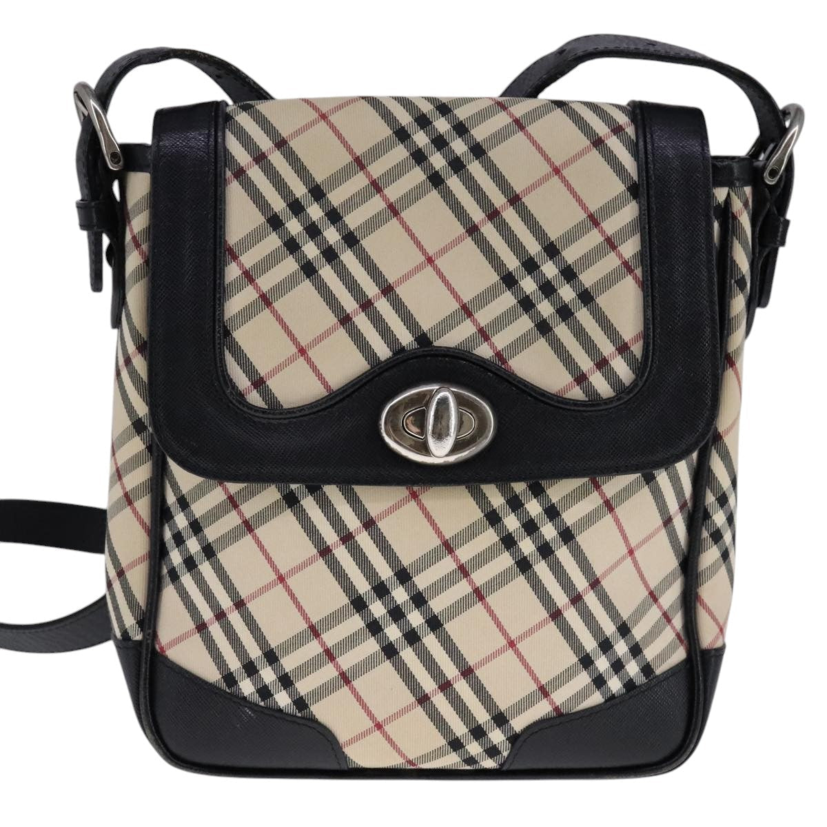 Burberry Nova Check Beige Canvas Shoulder Bag ( )