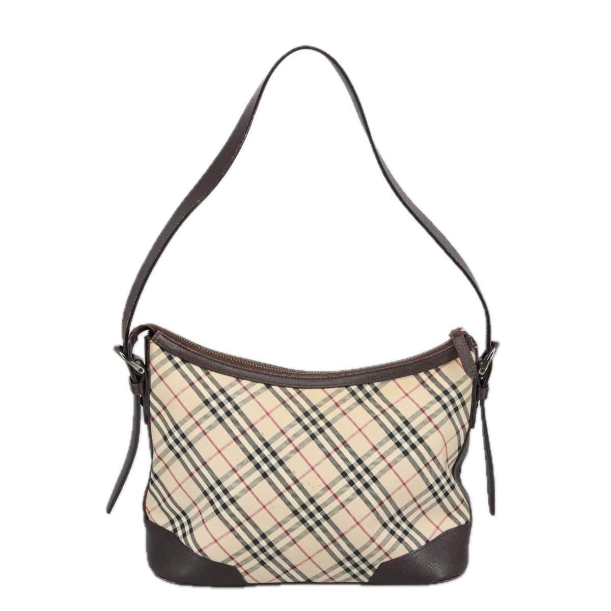 Burberry Nova Check Beige Canvas Shoulder Bag ( )