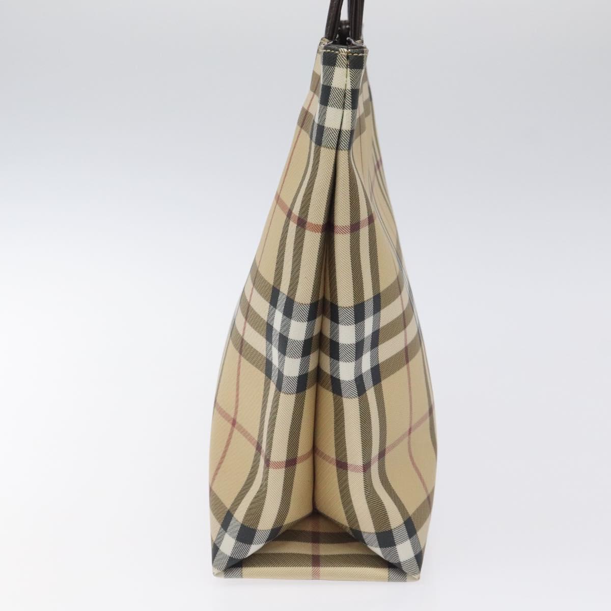 Burberry Nova Check Beige Canvas Handbag ( )