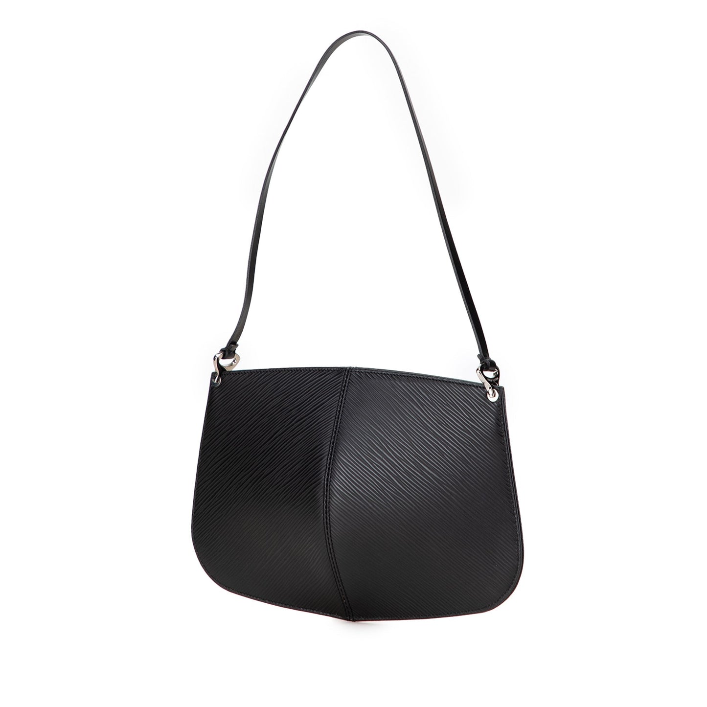 Black Louis Vuitton Epi Demi Lune Pochette Shoulder Bag