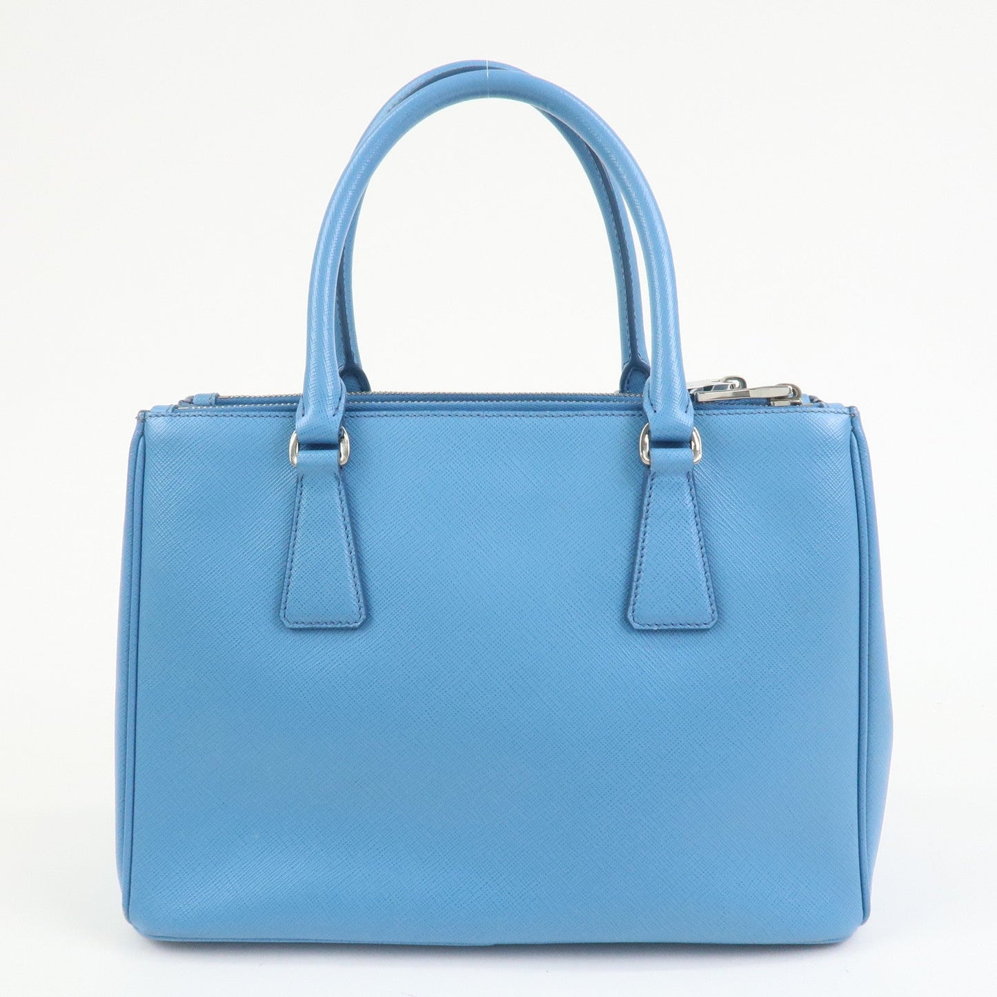 PRADA Traingle Logo Galleria 2Way Shoulder Bag Hand Bag 1BA863