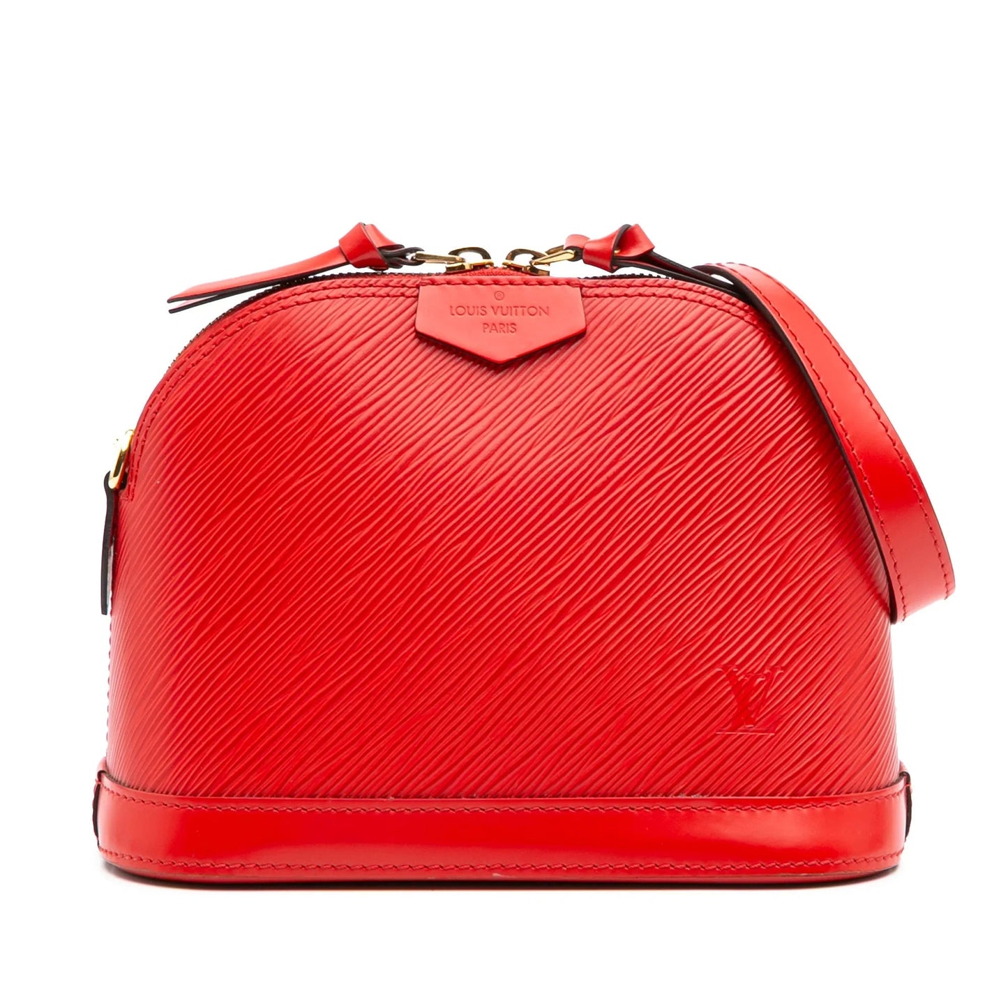 Red Louis Vuitton Epi Mini Alma Crossbody Bag
