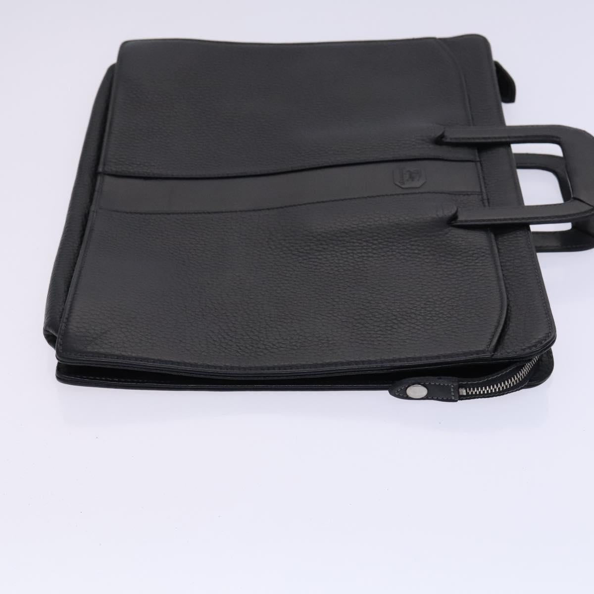 Burberry Black Leather Briefcase Bag ( )
