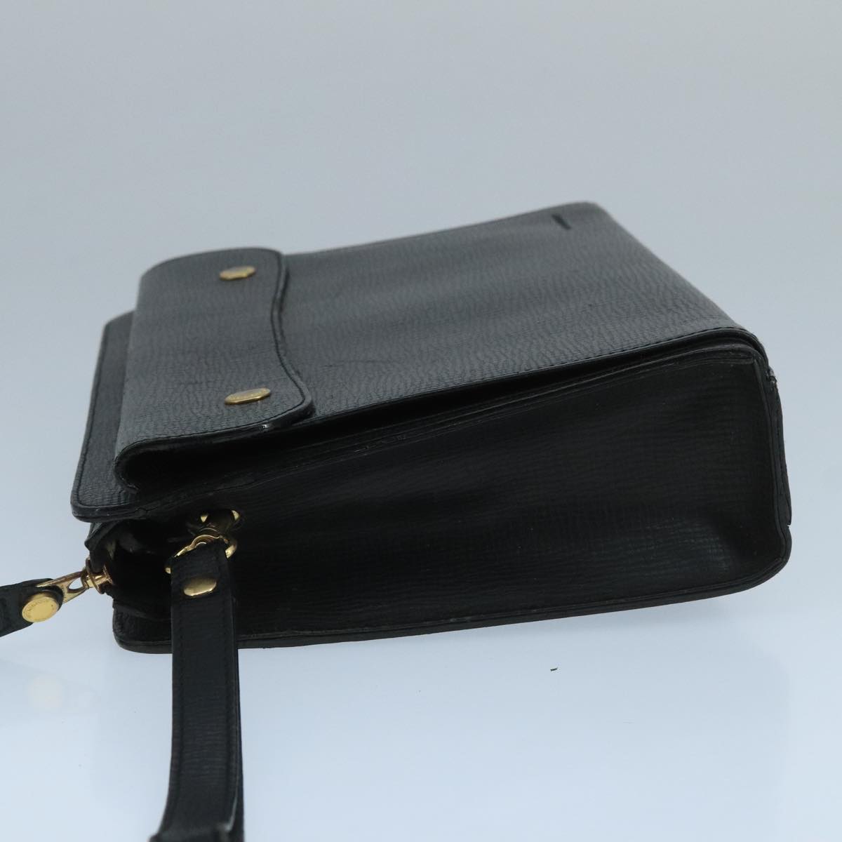 Burberry Black Leather Clutch Bag ( )