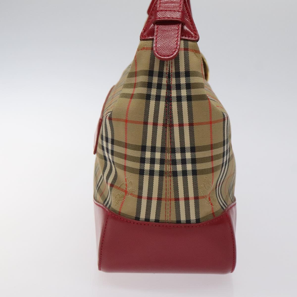 Burberry Nova Check Beige Canvas Shoulder Bag ( )